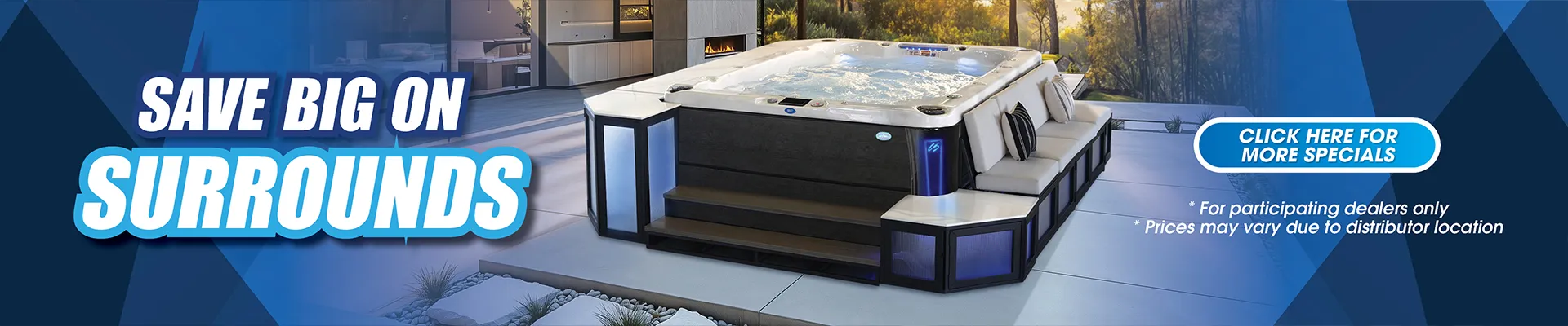 Calspas hot tub being used in a family setting - Anchorage